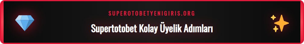Bahis siteleri Supertotobet platformuna güvenli giriş ve kayıt.