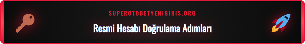 Sportotobet Twitter hesabının profilini doğrulama ipuçları.
