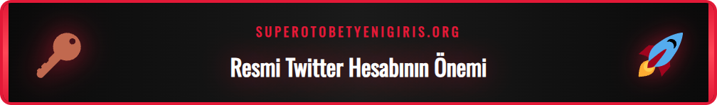 Supertotobet resmi Twitter hesabının arayüzü ve özellikleri